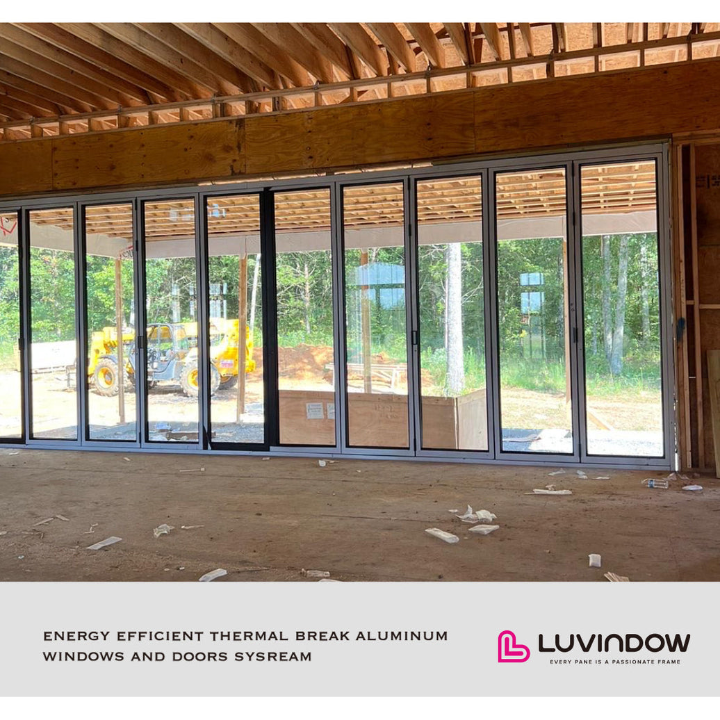 Luvindow Tennessee Project with Bi-Fold Doors and Casement Windows
