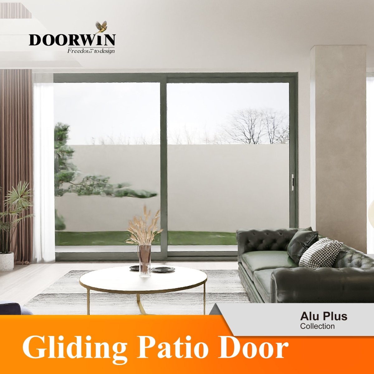 ALU PLUS COLLECTION for US clients,gliding patio door - Shandong Doorwin Construction Co., Ltd.