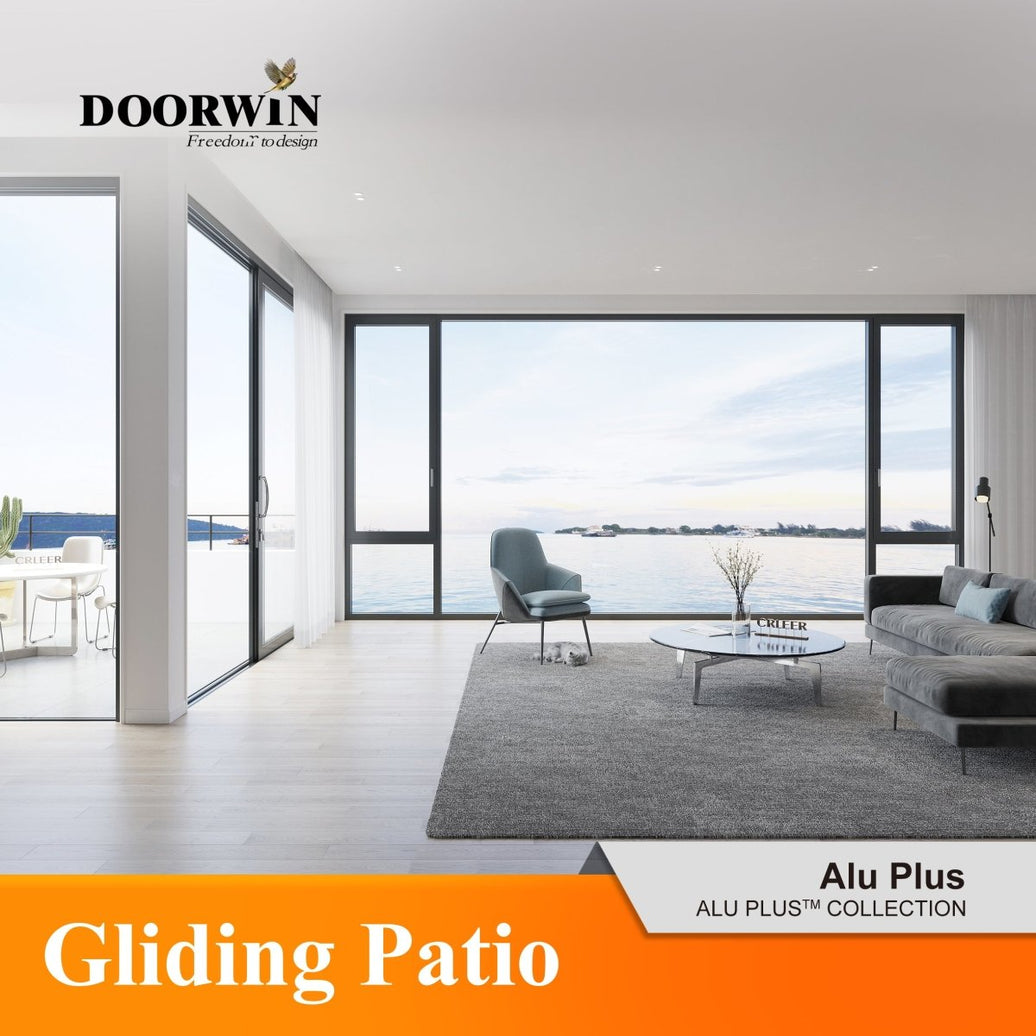 ALU PLUS COLLECTION, gliding patio door - Shandong Doorwin Construction Co., Ltd.