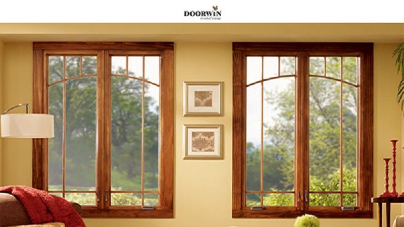 Doorwin Project Of Classic Wood Crank Casement Windows - Shandong Doorwin Construction Co., Ltd.