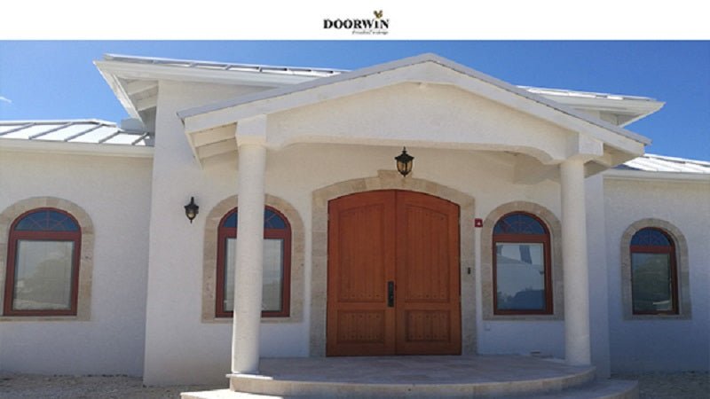 Doorwin Project Of Thermal Break Aluminum Arched Windows - Shandong Doorwin Construction Co., Ltd.