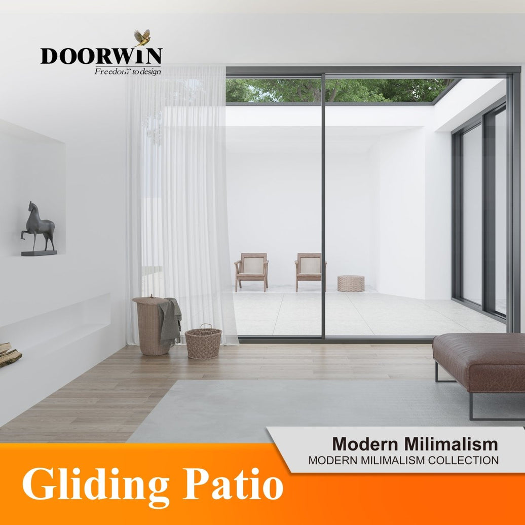 MODERN MINIMALISM COLLECTION, Gliding Patio Door - Shandong Doorwin Construction Co., Ltd.