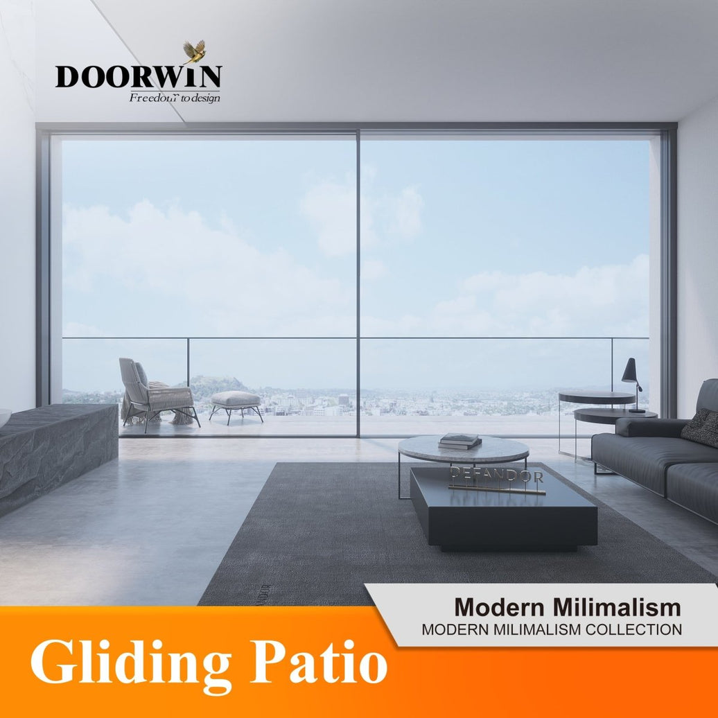 New Trends MINIMALISM COLLECTION,Gliding Patio Door - Shandong Doorwin Construction Co., Ltd.