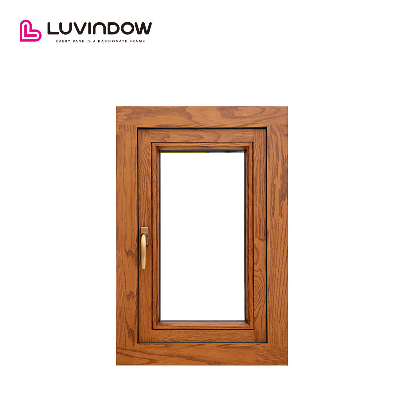 Solid Red Oak Wood Outswing Windows
