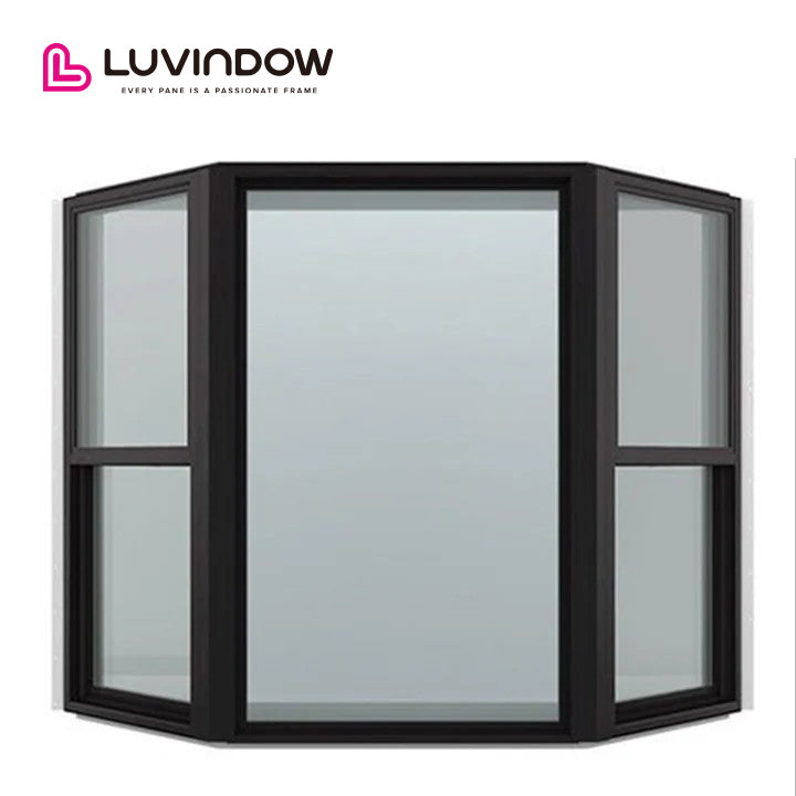 New York city Best sale wood material casement bay bow window with Fully Tempered Safty Glass