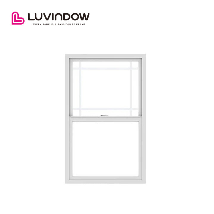 USA Virginia good quality American Customized Thermal Insulation Aluminum Double Hung Windows,vertical windows by LUVINDOW