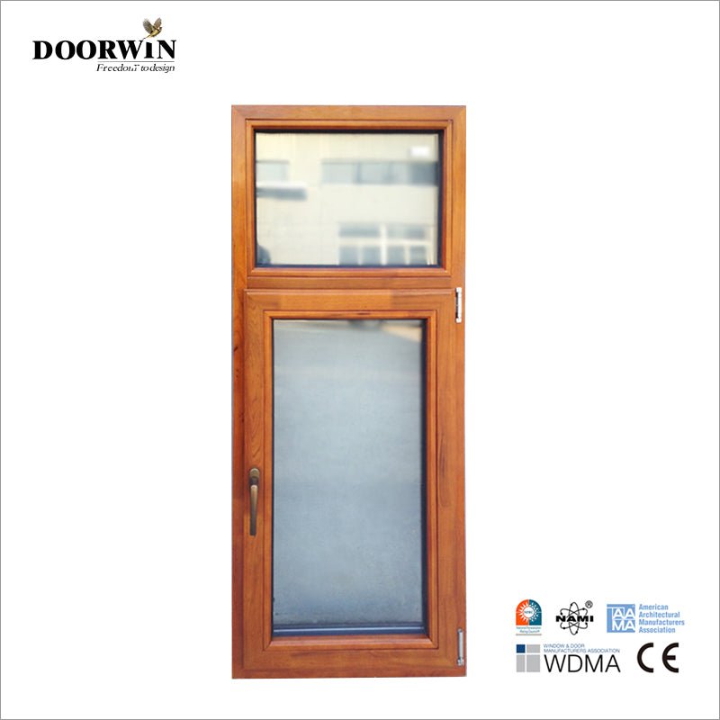 2022USA Little Rock hot sale Factory Direct Sales vintage glass window panes treating wood frames traditional casement mosques window - Doorwin Group Windows & Doors