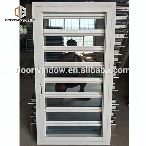 aluminum shutter window secure glass shutter openable plantation louver fireproof window by Doorwin - Doorwin Group Windows & Doors