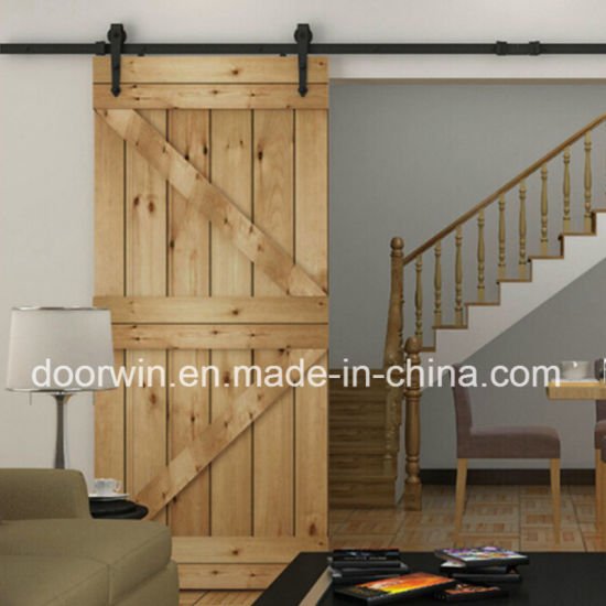 American Barn Door Oak Solid Wood Sliding Doors Oak Wooden Room Doors - China Oak Wood Door, Interior Door - Doorwin Group Windows & Doors
