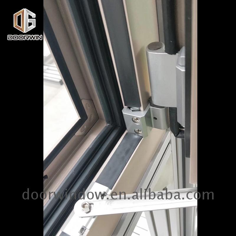 China factory production new modern design swing window aluminum mirror glass - Doorwin Group Windows & Doors