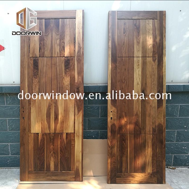 China Factory Seller modern wooden doors design catalogue door designs for houses - Doorwin Group Windows & Doors