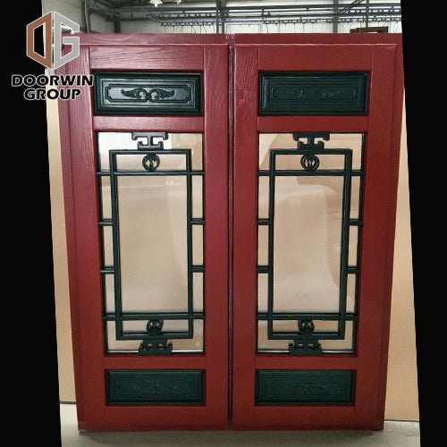 Chinese traditional style awning window with grille design - Doorwin Group Windows & Doors