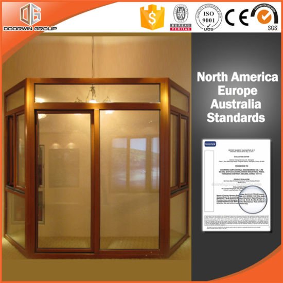 Customized Size Solid Wood Bay & Bow Window, Elegant & Gracefule French Style Bay & Bow Wood Window with Light Grille - China Aluminum Window, Alu Window - Doorwin Group Windows & Doors