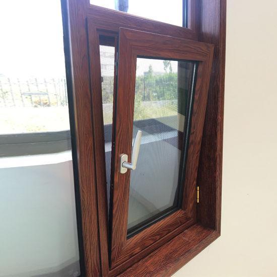 DOORWIN 2021Wood Color Finishing Thermal Break Aluminum Casement Window Tilt Turn Window - China Aluminum Window, Aluminium Casement Window - Doorwin Group Windows & Doors