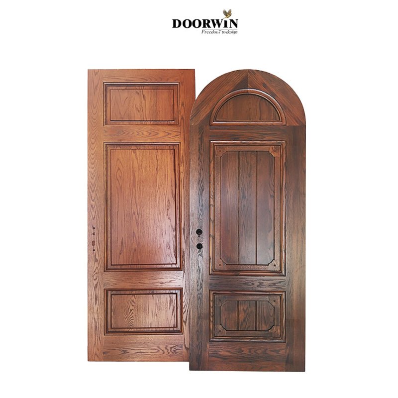 Doorwin flat teak wood mahogany main door custom designs, best price entrance doors, inner bedroom doors - Doorwin Group Windows & Doors