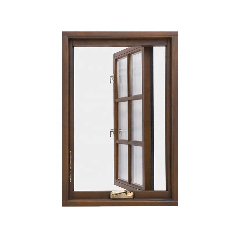 Double glazed timber window aluminium wood composite door and windows frame - Doorwin Group Windows & Doors