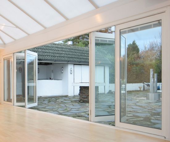 Europe Design Thermal Break Aluminium Folding Doors - China Aluminum Bifold Door, Aluminum Bifolding Door - Doorwin Group Windows & Doors