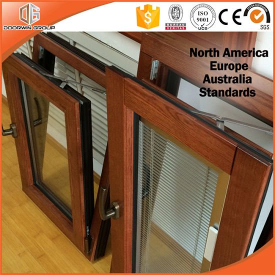 Europe Design Wood Color Aluminum Tilt Turn Opening Window - China Tilt Turn Opening Window, Inswing Aluminum Window - Doorwin Group Windows & Doors