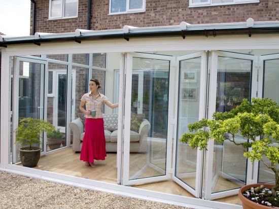 European Design Thermal Break Aluminum Bifolding Door - China Bifold Door, Bi Fold Door - Doorwin Group Windows & Doors