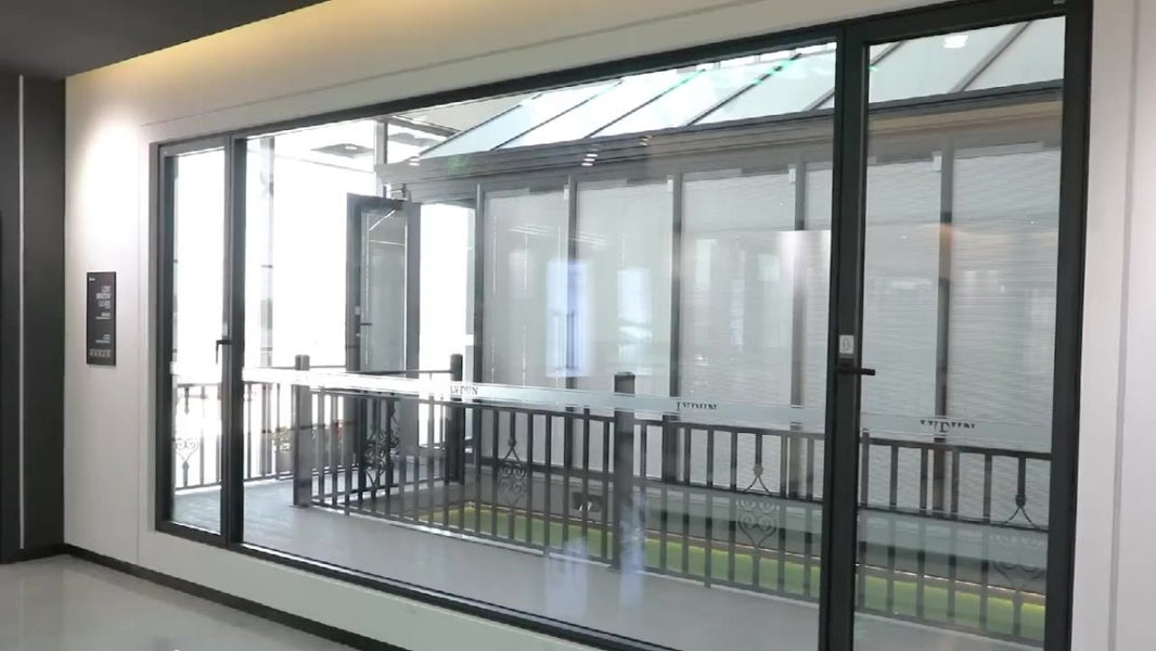 Factory drectly thermal break low-E Powder coated black aluminium windows aluminium windows and doors - Doorwin Group Windows & Doors