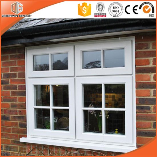 Fixed Window with Full Divided Light Window, White Color Solid Oak Wood Clad Thermal Break Aluminum Casement Window - China Aluminum Window, Window - Doorwin Group Windows & Doors