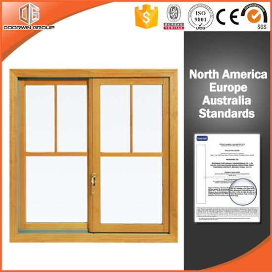Gliding Window, Solid Wood Sliding Window, Wood Clad Aluminum Alloy Sliding Window with American Brand Hardware - China Aluminum Sliding Window, Sliding Window - Doorwin Group Windows & Doors