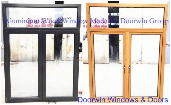 High Class Teak Wood Aluminium Window, Durable Imported Solid Teak Wood Window with Aluminum Alloy Clading - China Wood Window, Wood Aluminium Window - Doorwin Group Windows & Doors