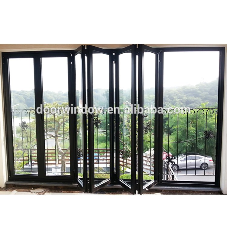 Korea hardware thermal break aluminium ykk folding door by Doorwin - Doorwin Group Windows & Doors