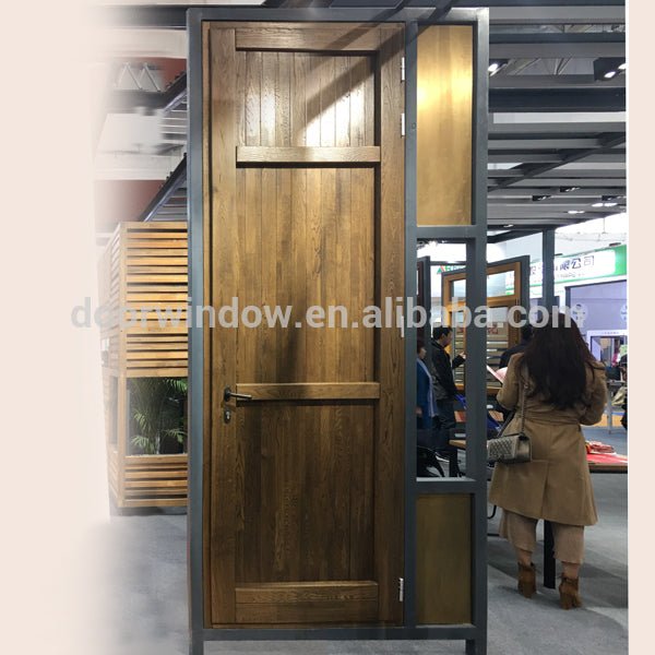 Modern main gate designs oak and copper bronze composite entry door from Doorwin design by Doorwin - Doorwin Group Windows & Doors