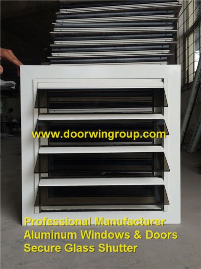 Non-Thermal Break Aluminum Glass Shutter Window - China Aluminum Glass Shutter, Shutter Window - Doorwin Group Windows & Doors