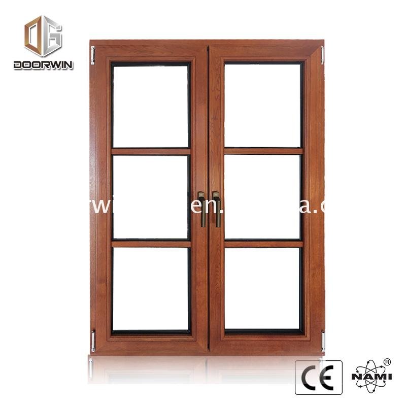 Professional factory arch window with grid top casement windows antique french - Doorwin Group Windows & Doors