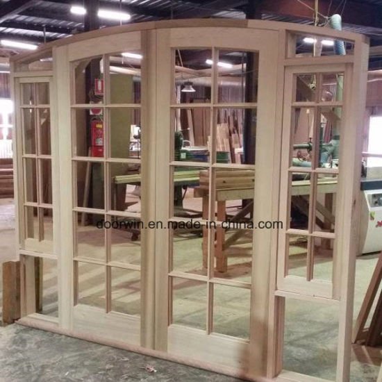 Solid Wood Arched Design with Colonial Bars, Arched Doorframe - China Arched Windows, Round Window - Doorwin Group Windows & Doors