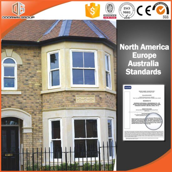Solid Wood Clad Thermal Break Aluminum Double Hung Window, Solid Pine Wood Clad Powder Coating Aluminum - China Aluminum Awning Window, Aluminum Window - Doorwin Group Windows & Doors