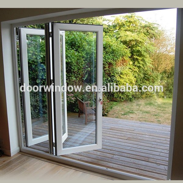 Wood folding doors door bifold by Doorwin on Alibaba - Doorwin Group Windows & Doors