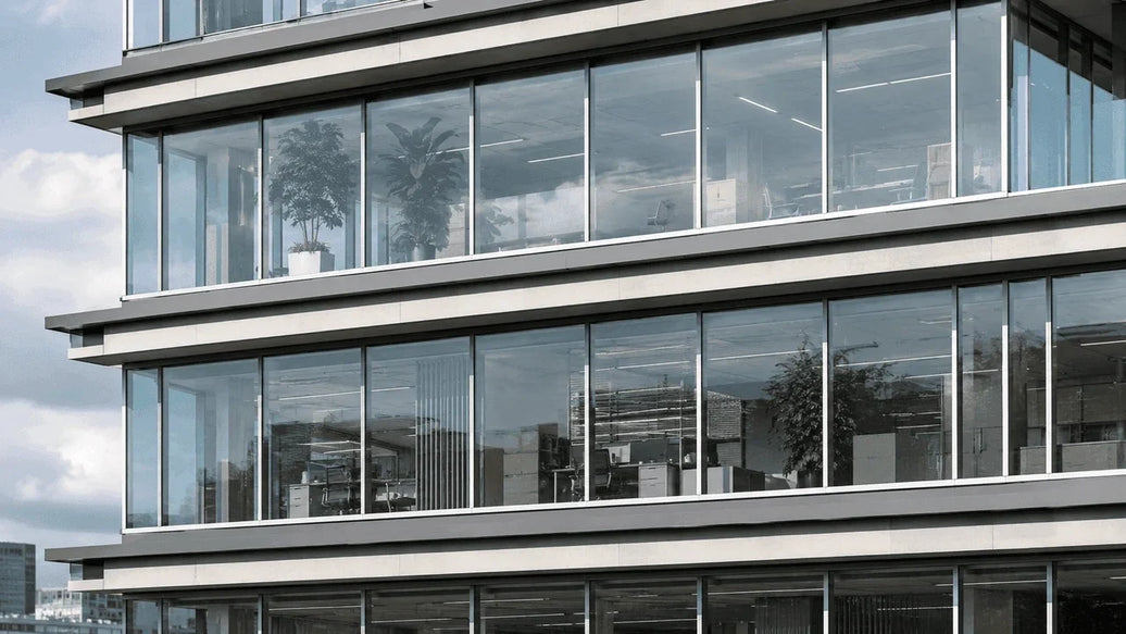 Window Wall Systems for Office Facades With Slab Lines, Drainage, and Interior Coordination