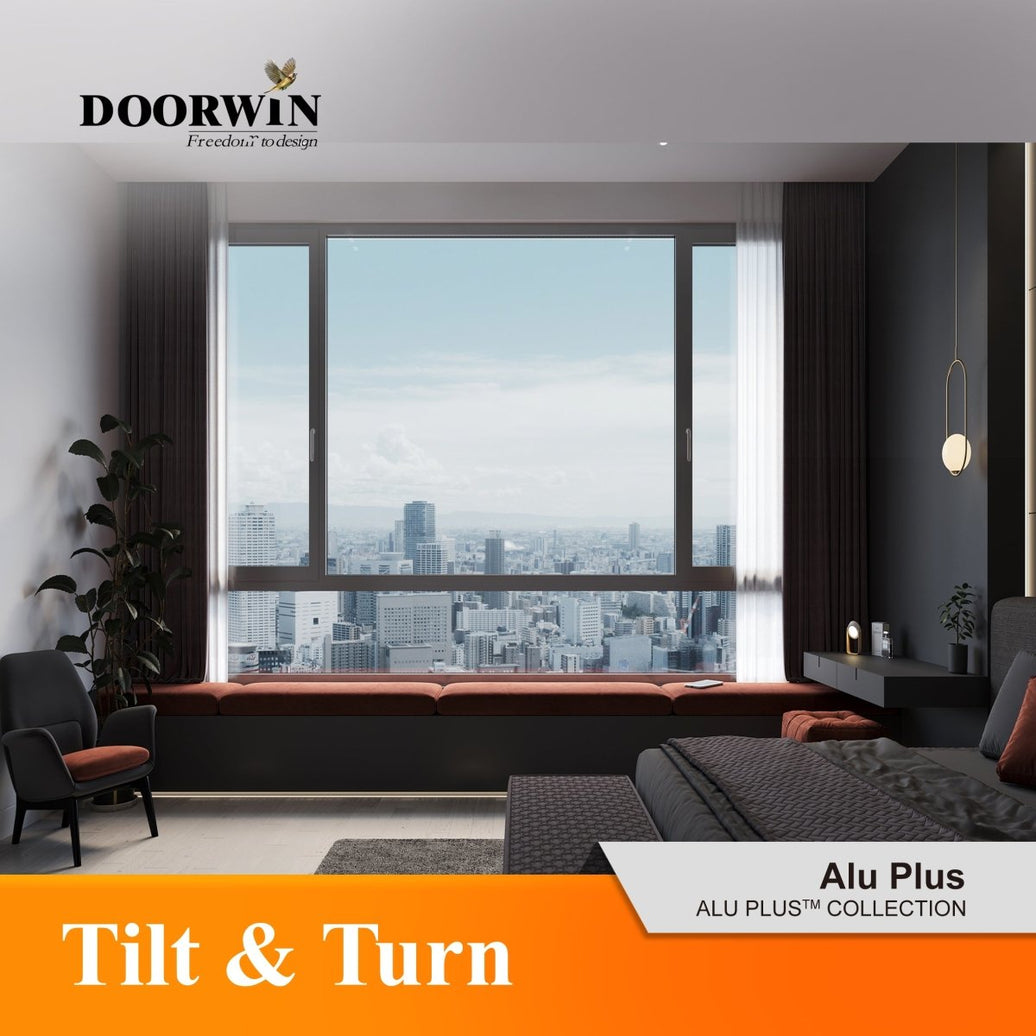 ALU PLUS COLLECTION, European Style tilt & turn window - Shandong Doorwin Construction Co., Ltd.