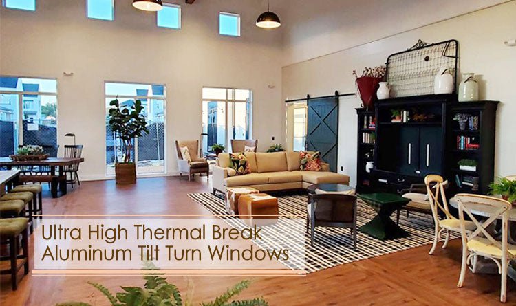 Ultra High Thermal Break Aluminum Tilt Turn Windows - Shandong Doorwin Construction Co., Ltd.