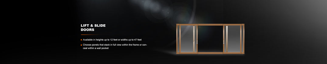 LIFT & SLIDE DOORS