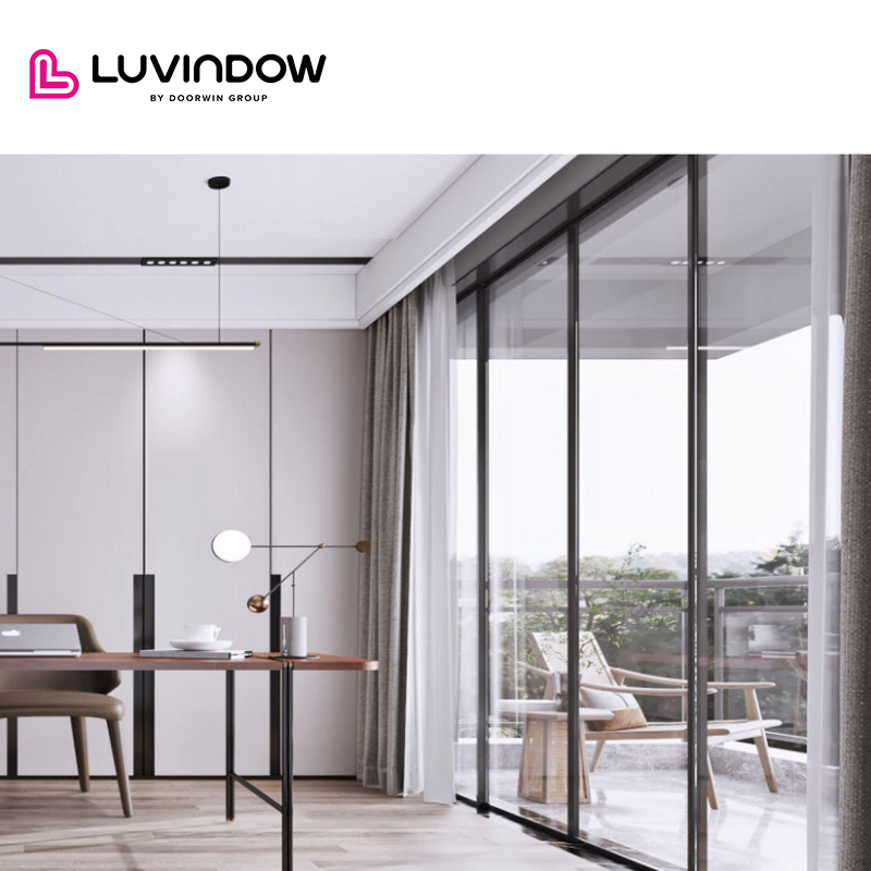 California Slim Narrow Frames large view sunshine transparency exterior heavy duty lift and slide sliding doors