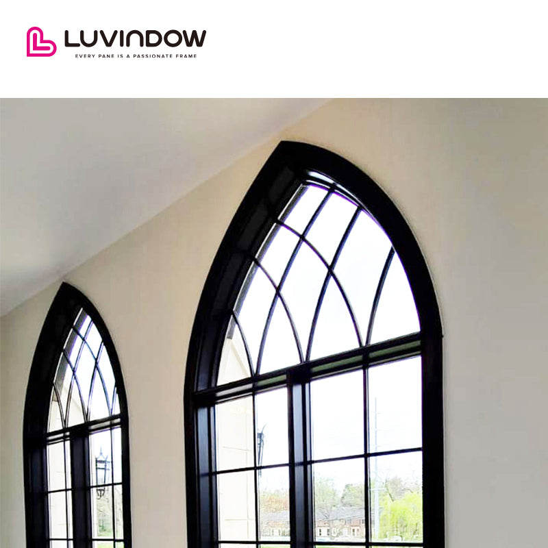 USA Denver LUVINDOW Wholesale price window security guard burglar bars Black Aluminum Frame