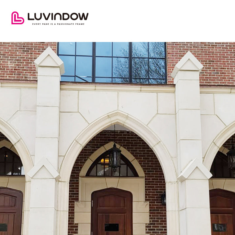 USA Denver LUVINDOW Wholesale price window security guard burglar bars Black Aluminum Frame