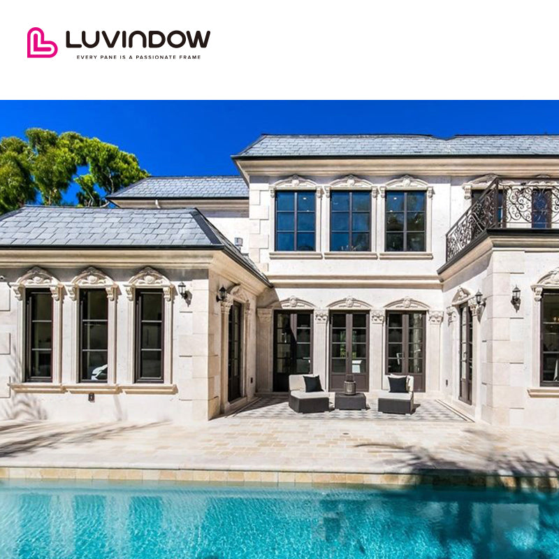 Grill Design Wood French Casement Windows