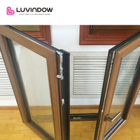 Grill Design Wood French Casement Windows