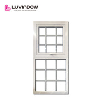 White Grille Aluminum Awning Windows