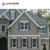 USA Fresno hot sale LUVINDOW Wholesale price double hung window low-e single windows