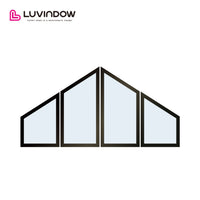 Black Aluminum Frame Picture Windows