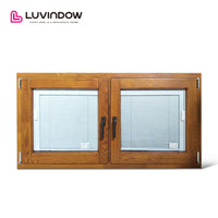 Wooden Cladding Aluminum Tilt Turn Window