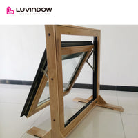 Security Glass Blinds System Awning Window