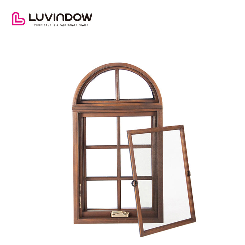 Aluminium Cladding Wood Crank Open Windows