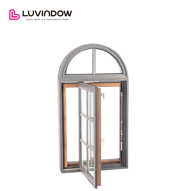 Aluminium Cladding Wood Crank Open Windows